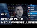 UFC Sao Paulo Media voorspellingen