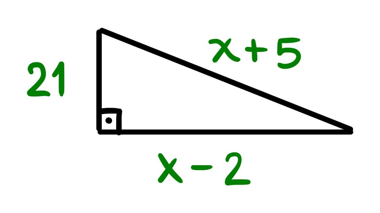 Como aplicar o teorema de Pitágoras em um triângulo retângulo