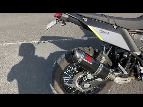 Black Widow UK carbon exhaust muffler Yamaha Tenere 700 T7