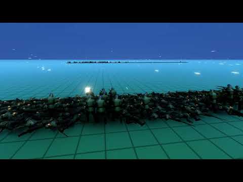 1000 GERMAN SOLDIERS VS 1000 US SOLDIERS - Ultimate Epic Battle Simulator