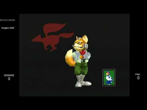 SSS 10.2 SSBM - GWM420 (Fox) vs. Fats (Falco) - Melee WQF
