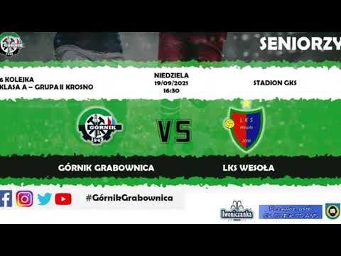 Seniorzy: Górnik Grabownica - LKS Wesoła /bramka na 1:0 Sławek Glazar