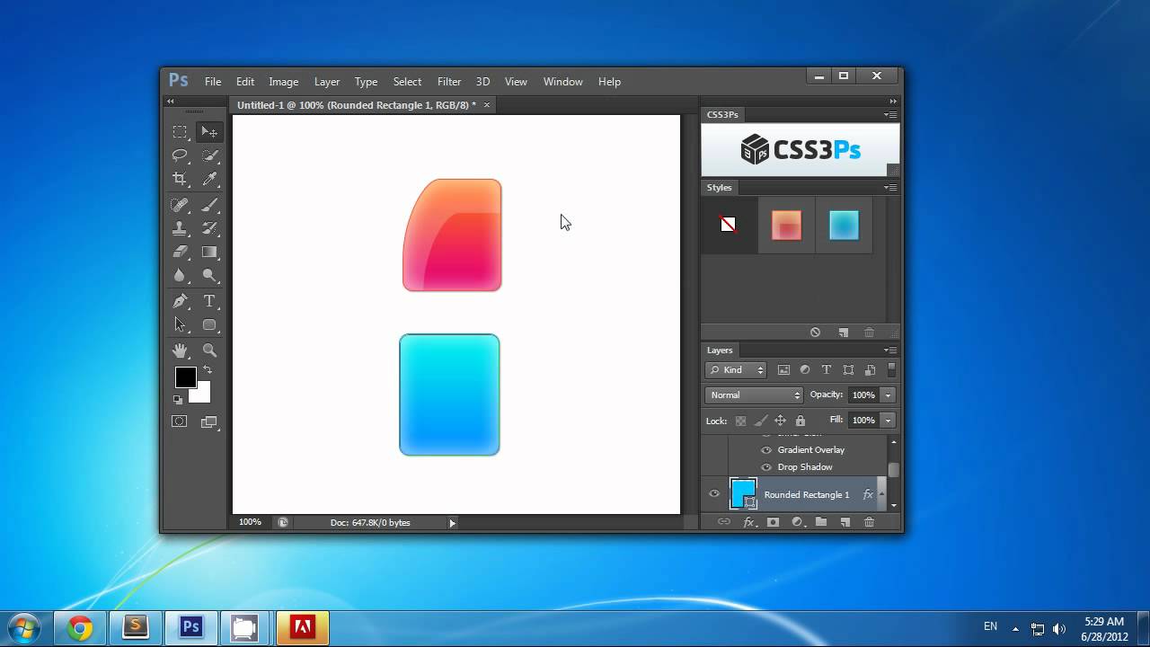 CSS3 Photoshop Plugin Install and Using - YouTube