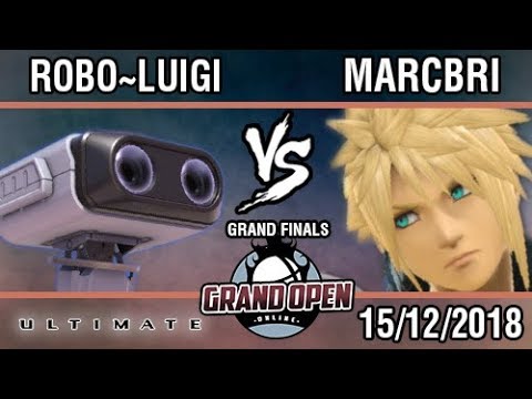 [Grand Open Online] Robo~Luigi (ROB) vs Marcbri (Wolf, Cloud) SSBU Grand Finals
