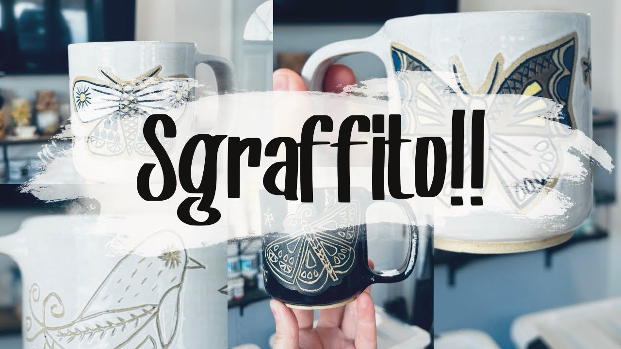 I Tried Sgraffito 3 Different Ways!!