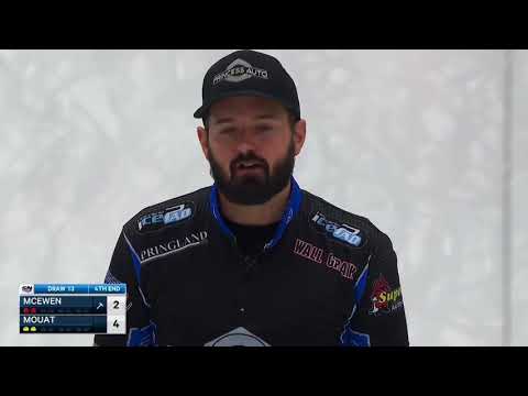 Baffling measurement due to off-centered pin (McEwen vs Mouat, 2019 Tour Challenge)