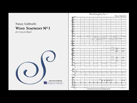 Nancy Galbraith – Wind Symphony No 1 – Music & Score