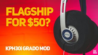 Koss KPH30i Grado Pads G Cusion mod. Best $50 I ever spent!