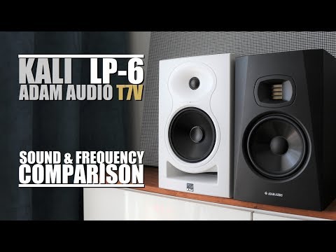 Kali LP-6 vs Adam Audio T7V  ||  Sound & Frequency Response Comparison