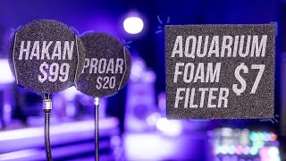 Video thumbnail for Aquarium Filter as a Pop Filter? Hakan P110 vs Aquarium Foam vs Proar Pop Filter by Audio Hotline