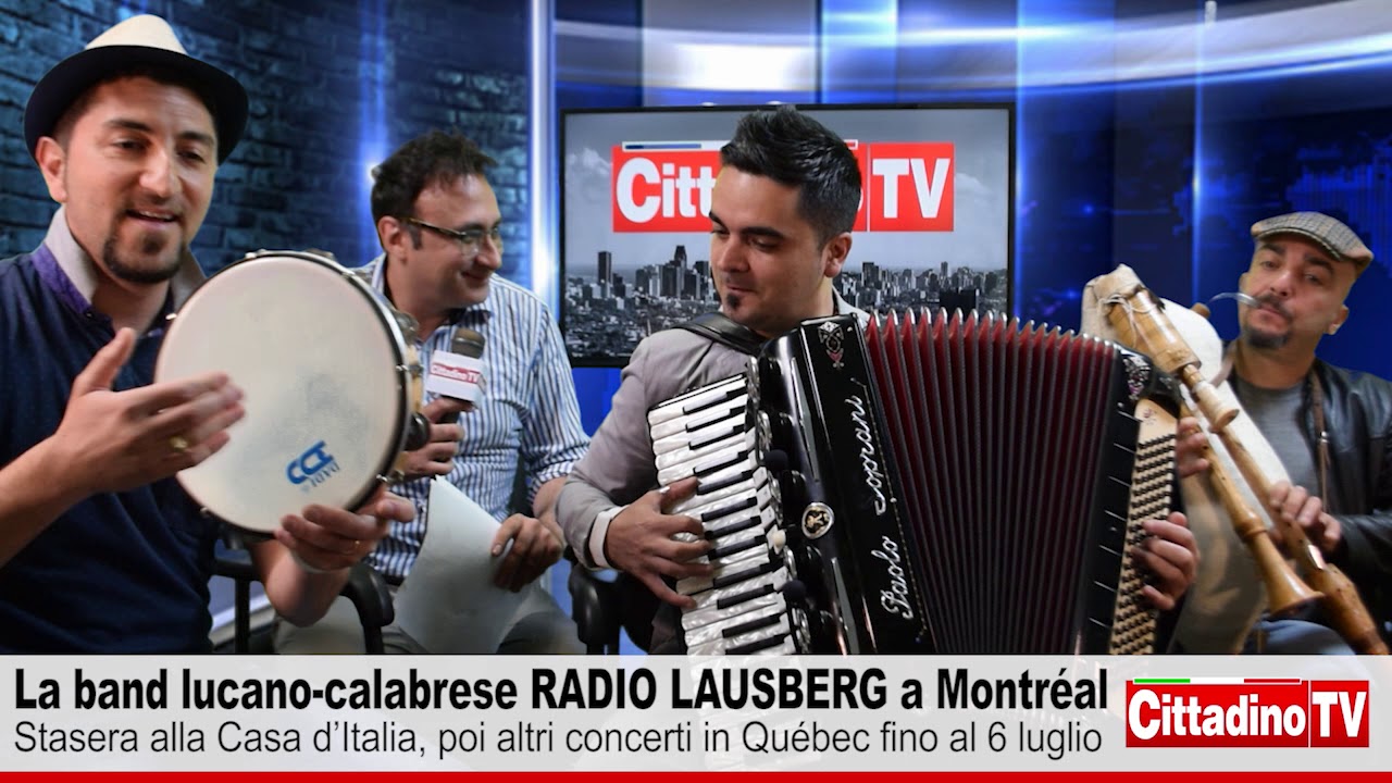 La band lucano-calabrese Radio Lausberg a Montréal