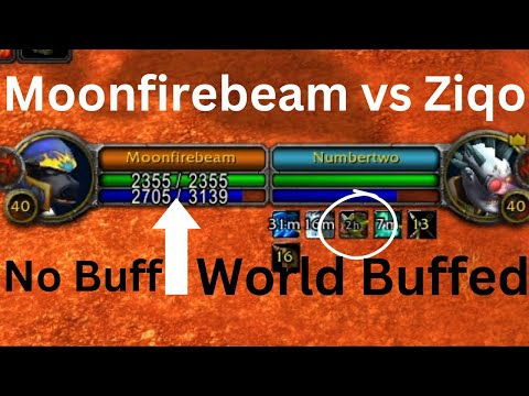 EPIC Duel vs Ziqo (No World Buff vs World Buffed)