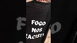 Camisa fogo nos racista Camisa Djonga