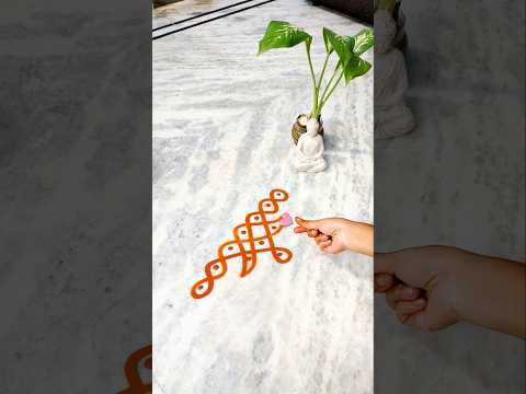 Side border designs 7×1 dots #muggulu #rangoli #art #kolam #shorts #trending @Sirii_diaries