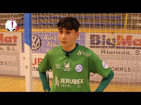 Post partido | 🗣️🎙️ Alberto (JERUBEX Santiago Futsal) | J6 Segunda División subgrupo B