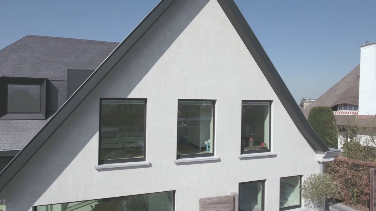 ALUMINIUM RAMEN VERBORGEN ACHTER DE SLAG