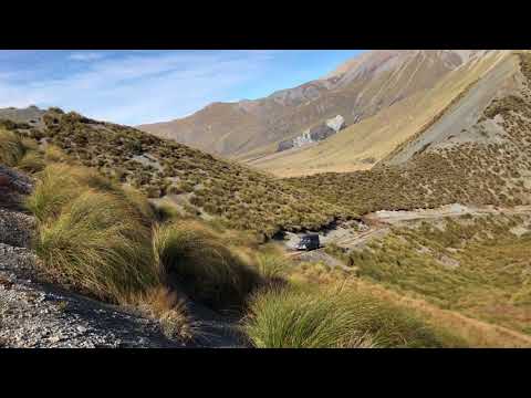 4WD track up and out of the South Ashburton Valley