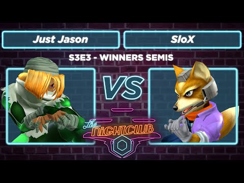 The Nightclub S3E3: Just Jason (Sheik) vs SloX (Fox) - Winners Semis SSBM