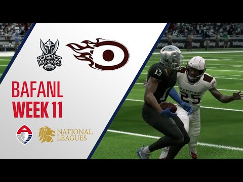 (U. K.) 2020 BAFANL Premier League Week 11, London Warriors vs London Olympians (Madden 20)