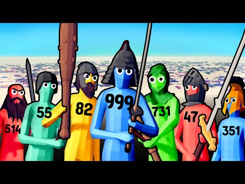 The Biggest Battle Royale with Ragdoll – TABS – Who will win?