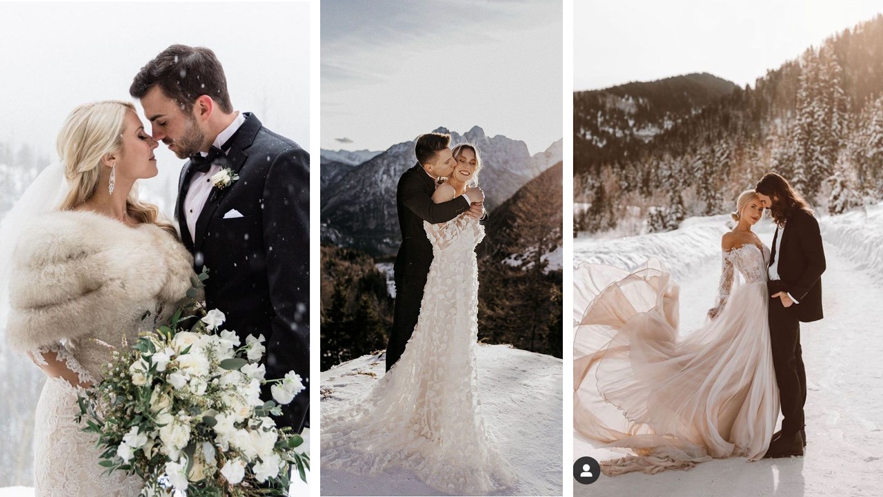 Top 10 LUXURY Winter Wedding Ideas ❄️  DREAMY Christmas-Inspired Décor