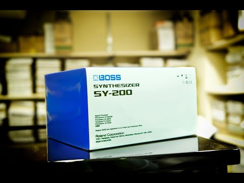 Unpacking Boss SY 200 and Quick Demo