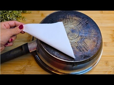 Pon una servilleta en tus ollas y sartenes y quedarán como nuevas