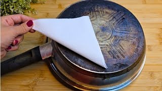 Put A Napkin on your pots and pans and they'll be like new