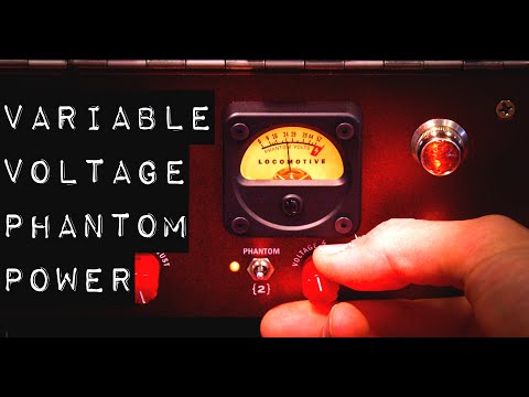 New from Locomotive Audio - Copperline with VARIABLE Voltage Phantom Power that Changes Mic Tone