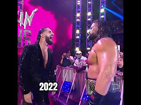 Roman Reigns & Seth Rollins (2022 vs 2017) #wwe