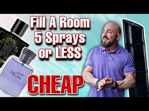 10 Cheap Fragrances That FILL A ROOM With 5 SPRAYS OR LESS