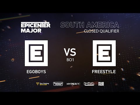 EgoBoys vs FreeStyle, EPICENTER Major 2019 SA Closed Quals , bo1 [DotaBurger]