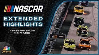 NASCAR Cup Series 2025: Bass Pro Shops Night Race | EXTENDED HIGHLIGHTS | Motors