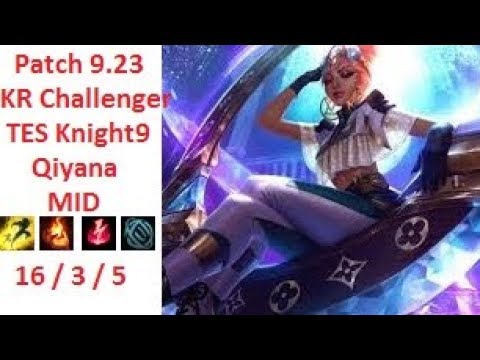TES Knight9 - Qiyana vs Lucian - KR Challenger 1522 LP