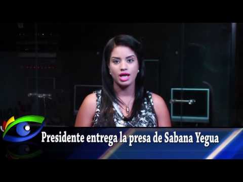 Presidente entrega la presa de Sabana Yegua