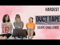 Tied Up Duct Tape Scape Challenge School Punishment