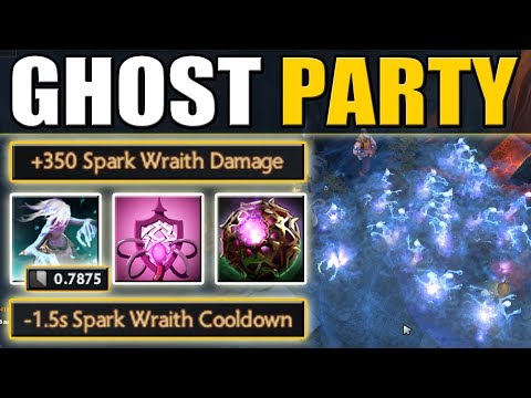 0.78 sec Cooldown Spark Wraith with Bad Juju [Ghost Party] Dota 2 Ability Draft