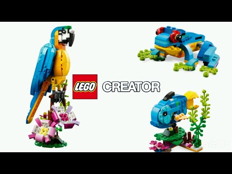 Конструктор LEGO Creator 3-in-1 Экзотический попугай 253 детали (31136)