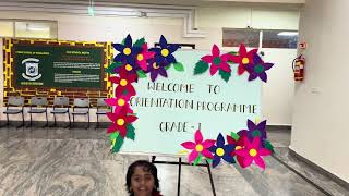 First Day Excitement; Orientation at Vydehi School of Excellence, Whitefield, Bengaluru