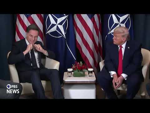 WATCH: Trump meets with NATO Secretary General Mark Rutte at Davos amid Greenland threats