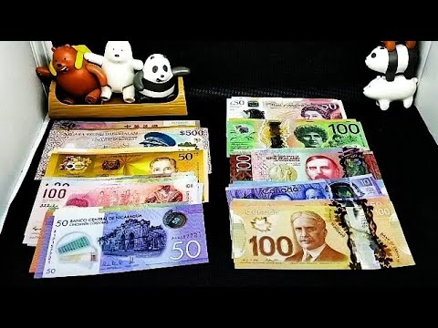 The World's Coolest BankNotes / Polymer Banknotes From My Collection / Most Beautiful Currencies