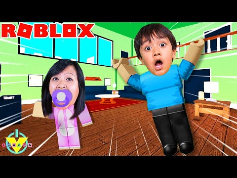 Ryan's Mommy is a BABY in ROBLOX Where's the Baby Let's Play with Ryan!