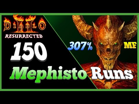 MEPH Farming! 150 Mephisto Runs! - Diablo 2 Resurrected Season 3