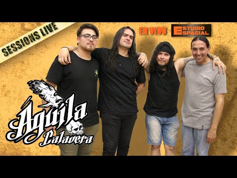 ÁGUILA CALAVERA EN VIVO EN EL ESTUDIO ESPACIAL