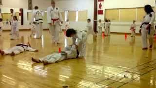 preview picture of video 'Teamwork at Shadow Warriors Tae Kwon Do | Stony Plain'