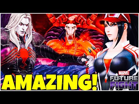 SUMMER DAYS SILK DESTROYS WORLD BOSS LEGEND KNULL & MEPHISTO EASILY! | Marvel Future FIGHT