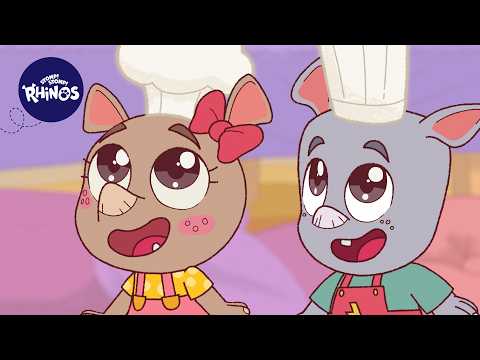 Blueberry Muffins FULL EPISODE | Stomp! Stomp! Rhinos! - Kids (0-4), Kingdom Kids Zone - Stomp! Stomp! Rhinos!