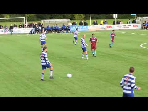 Oliveo 1 - CVV Zwervers 1 2e klasse voetbal wedstrijd