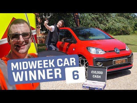 BOTB Midweek Car Competition Winner! Andrew Emms – Volkswagen Up! GTi + £10k Cash – Week 25 2020