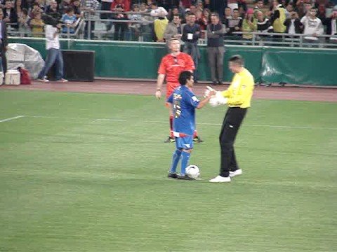 goal di diego armando maradona partita del cuore 2008 roma